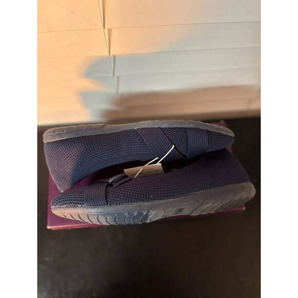 Gloria Vanderbilt Debbie Women's Slip-on Ballet Flats Shoes Navy Blue - Picture 6 of 7